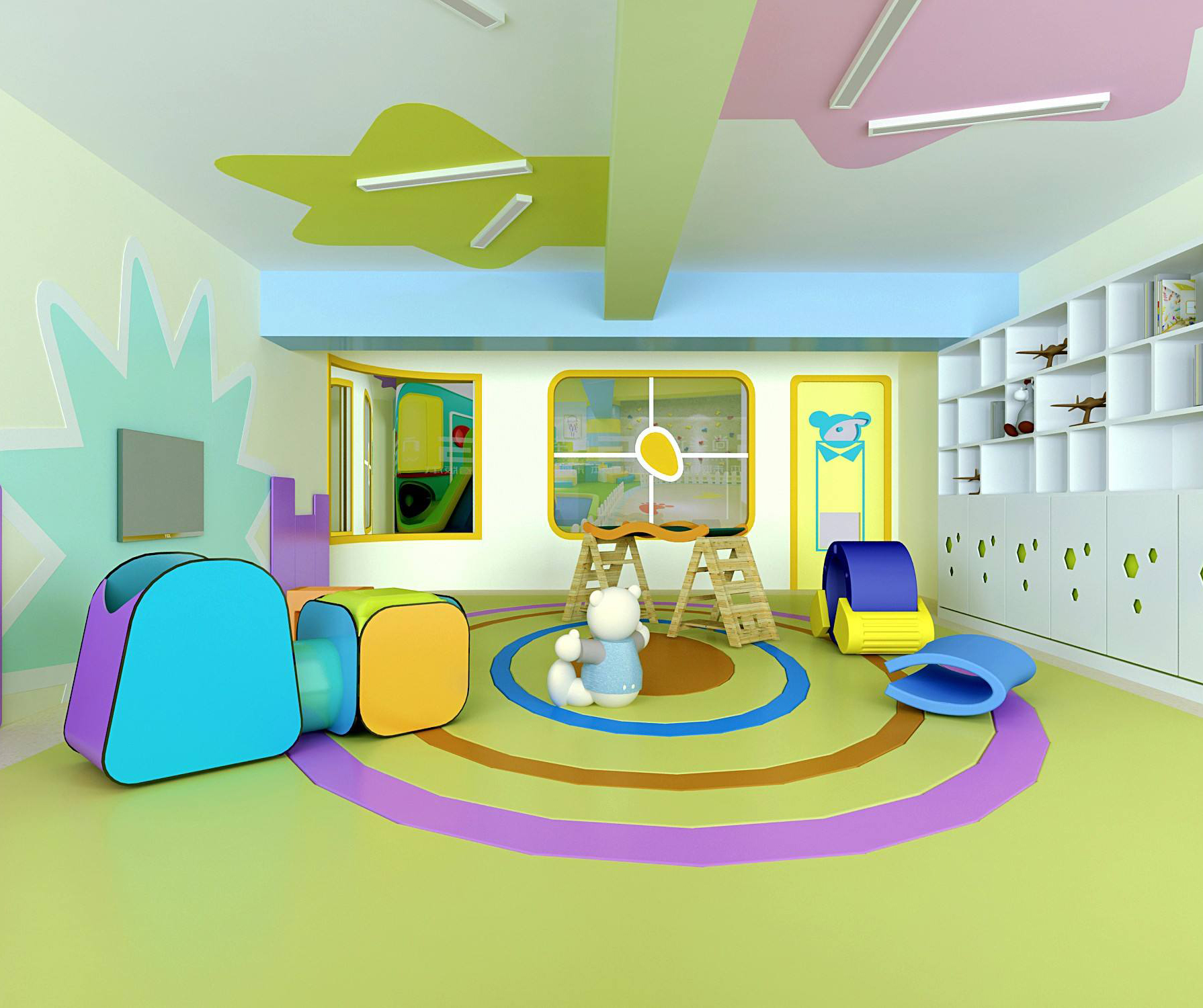 幼兒園地膠暑期二期裝修地膠注意事項(xiàng)，必收藏！