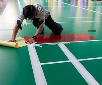 騰方告訴您，PVC塑膠地板如何劃線？