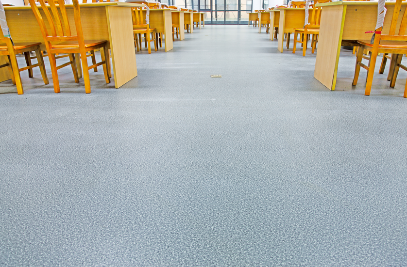 定制pvc室內塑膠地板能鋪在地暖上嗎？【騰方PVC地板】